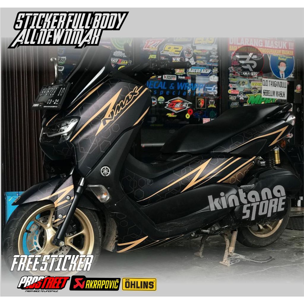 Decal nmax new full body sticker variasi motor yamaha nmax/nmax keren/nmax new
