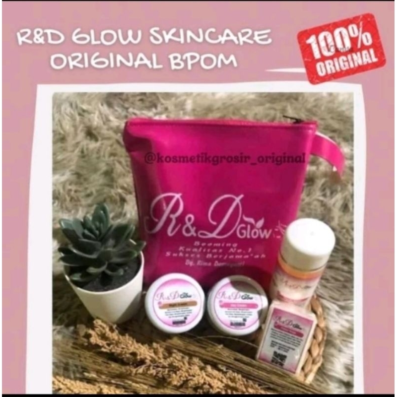 paket cream R&D Glow bpom