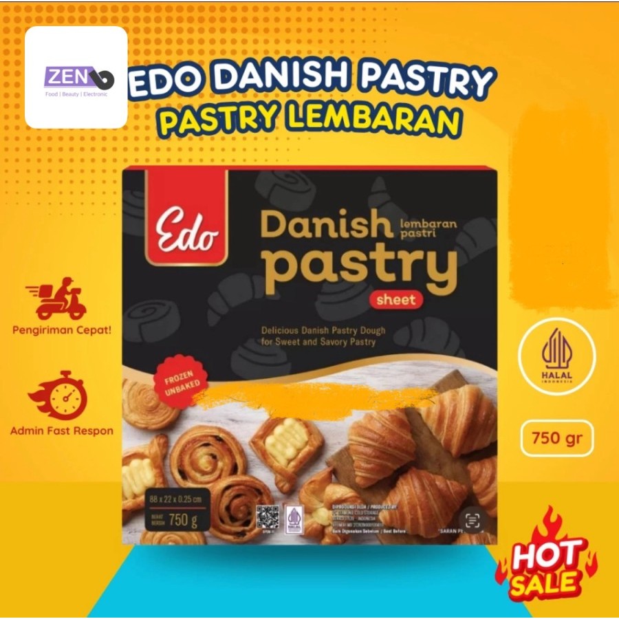 

Edo Danish Pastry Sheet 750g