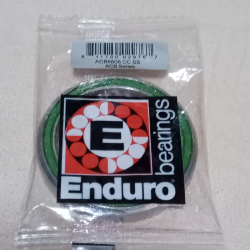 Enduro Bearing Headset 49mm x 37mm x 6.5mm ACB6806 CC SS Lakher Sepeda