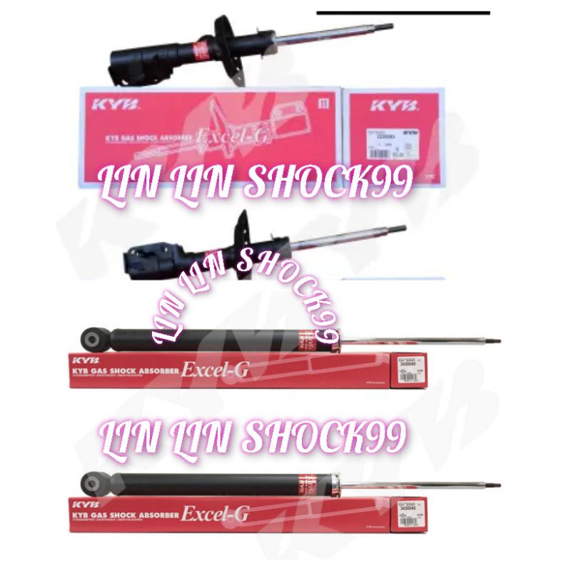 SHOCKBREAKER HONDA FREED DEPAN BELAKANG MEREK EXCEL-G KAYABA