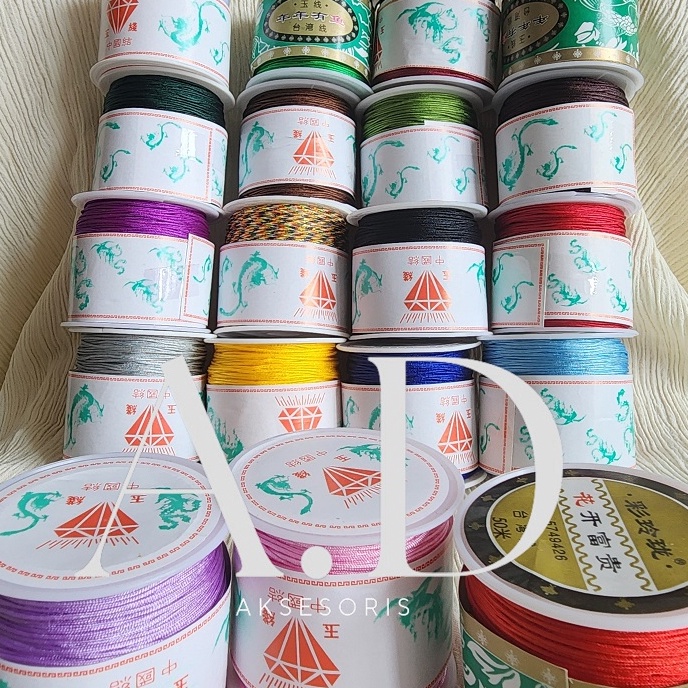 Kualitas Terbaik Bahan Benang Gelang Kalung Tali Shambala Giok Cina Nilon