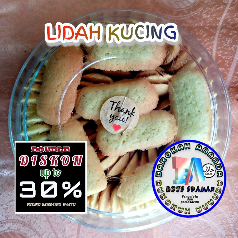 

Lidah Kucing T500gr kue lebaran ME1+