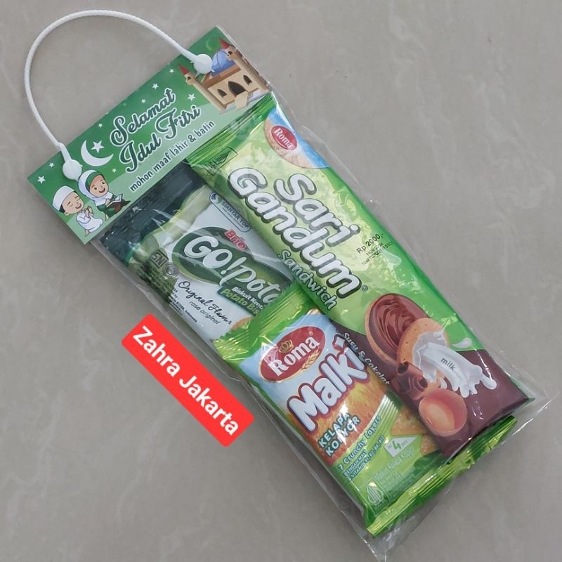 

Snack Lebaran, Snack Anak, Parcel, Green.