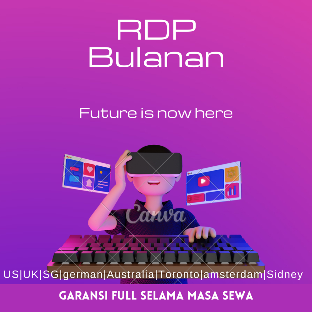 RDP BULANAN MURAH GARANSI