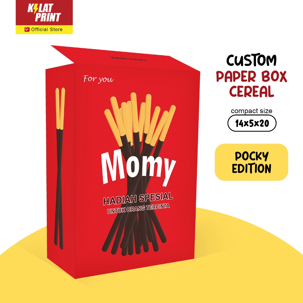 

Gift Box Custom Cereal Kado Ala Pocky Edition