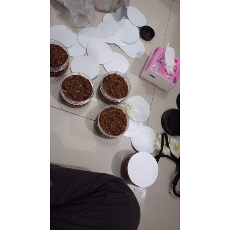 

{250gram} Sambal Asap Teri Baby Cumi