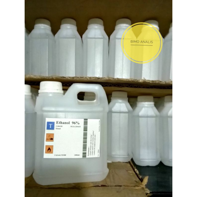 Ready Ethanol Teknis 1L / Etanol 96% / Alkohol Teknis
