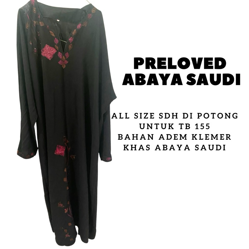 preloved abaya saudi ori