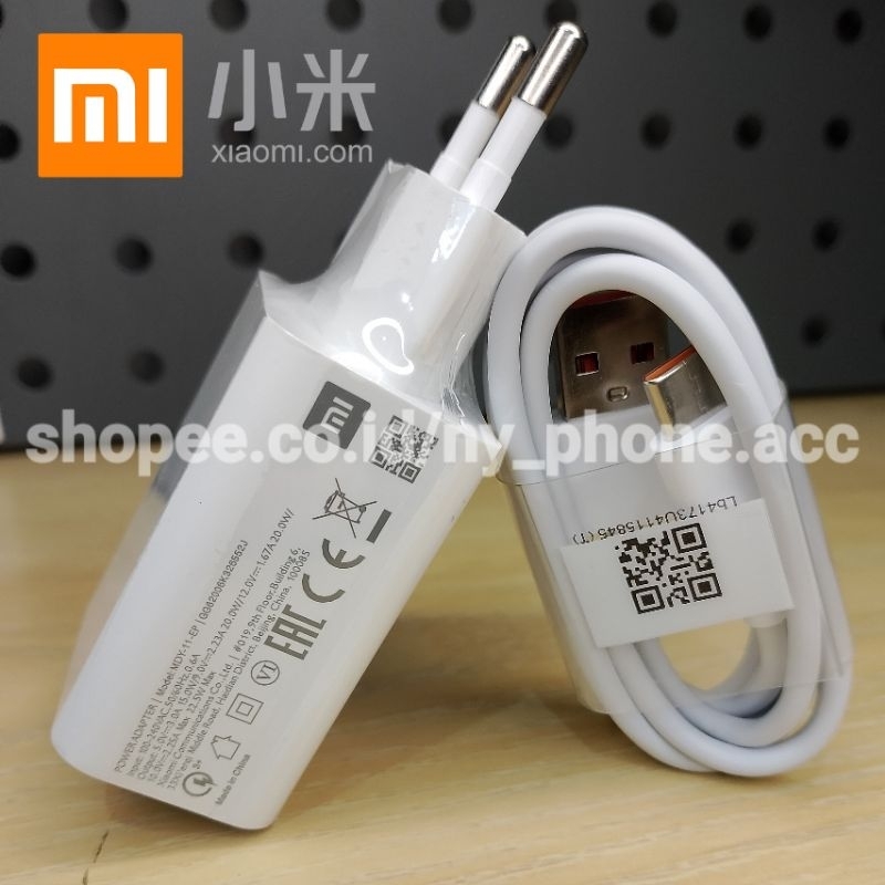XIAOMI 22.5 Watt Charger Fast Charging Kabel Type-C MDY-11-EP