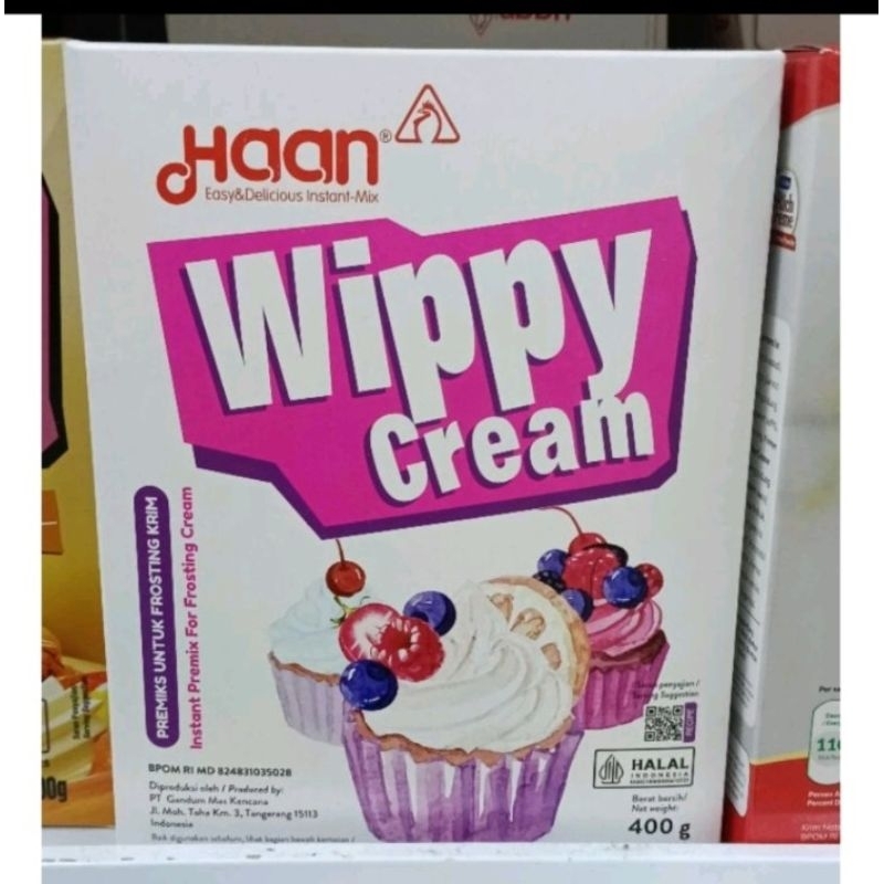 

Haan Wippy Cream 400gr Whip Whipping Cream