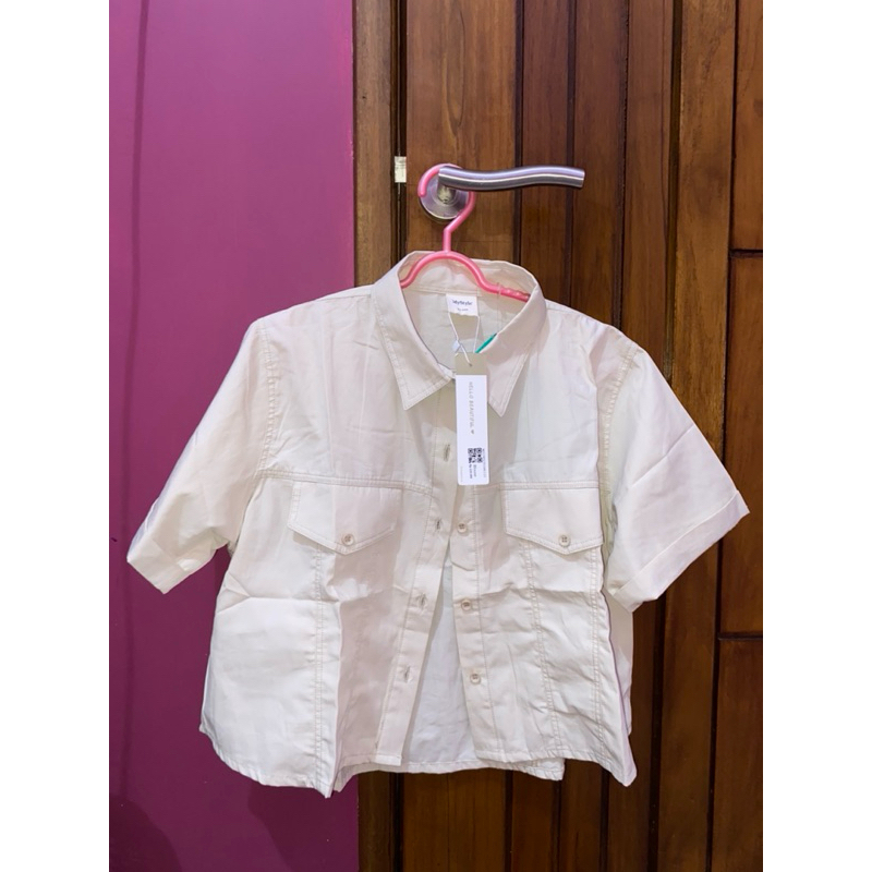 MyStyle Outer Vest Cream - Luaran warna coksu