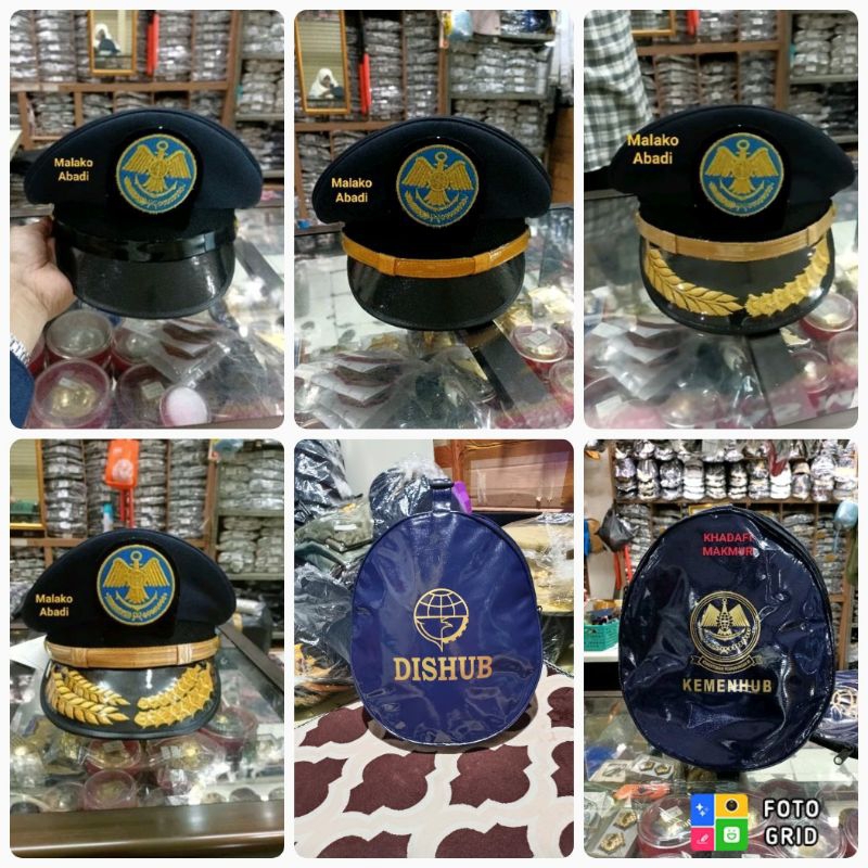 Topi pet PDU Dishub/ kemenhub Pria