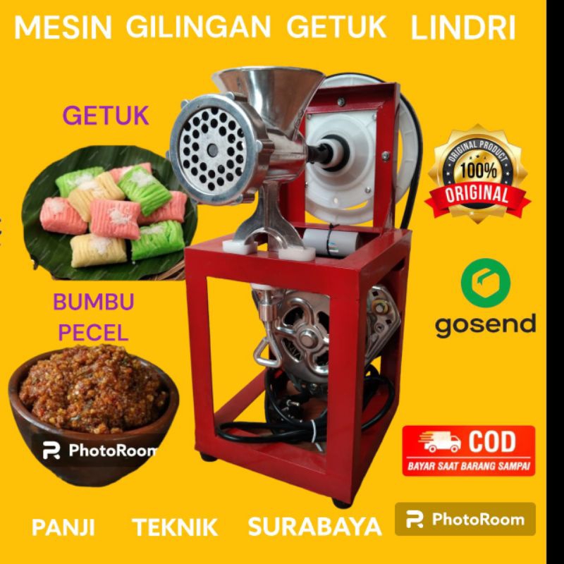 ALAT MESIN GILINGAN GETUK LINDRI DAN BUMBU PECEL LISTRIK 150 WATT