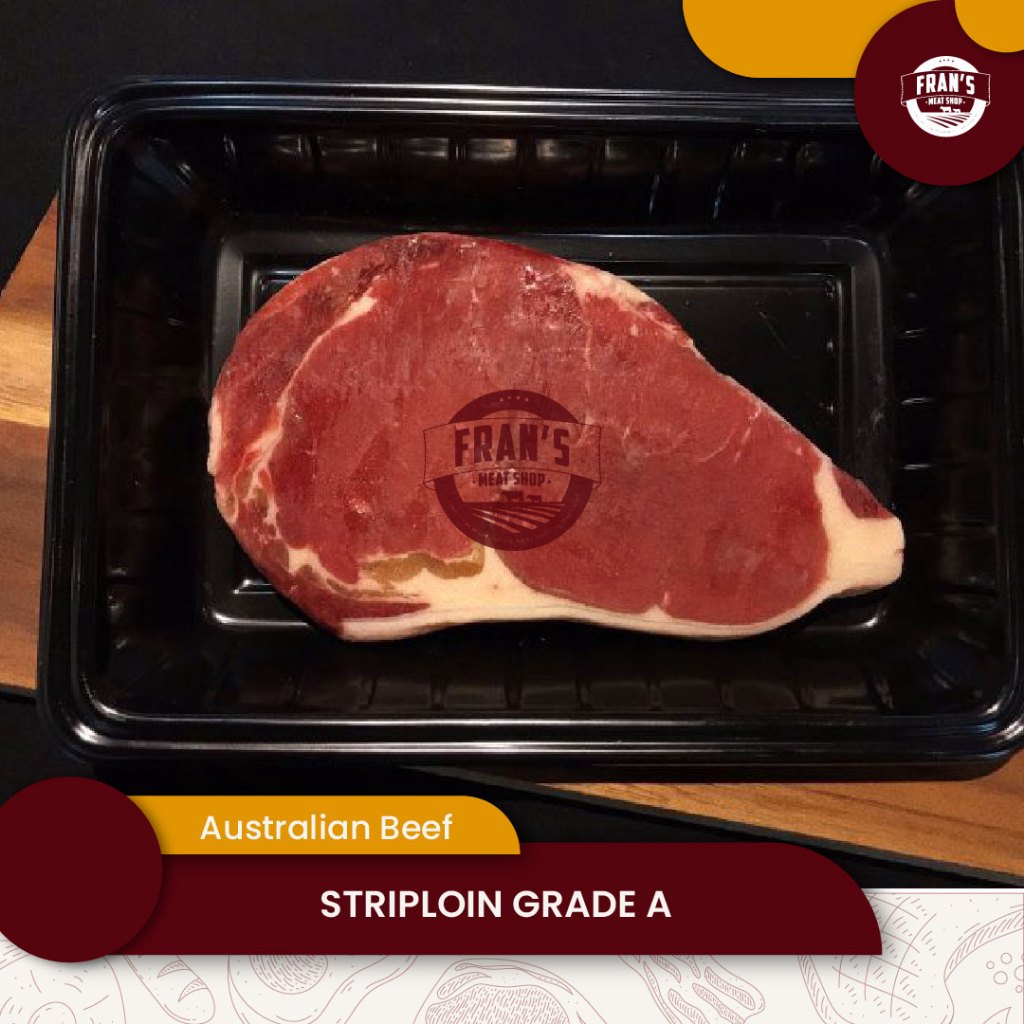 

AUSSIE STRIPLOIN GRADE A 1000g