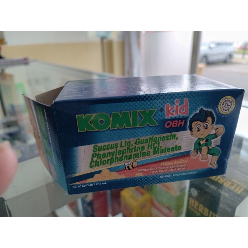 

KOMiX kid OBH sachet Rasa strawberry dan Madu