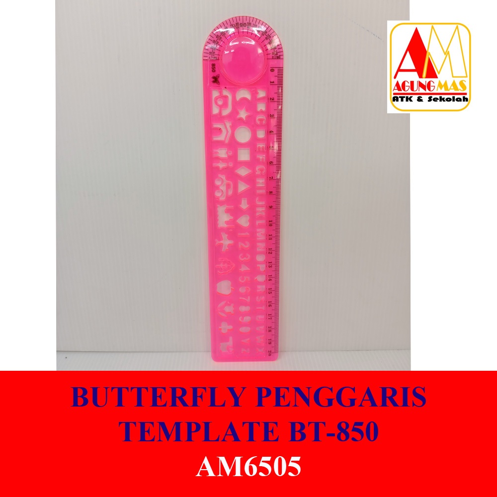 

BUTTERFLY PENGGARIS TEMPLATE BT-850