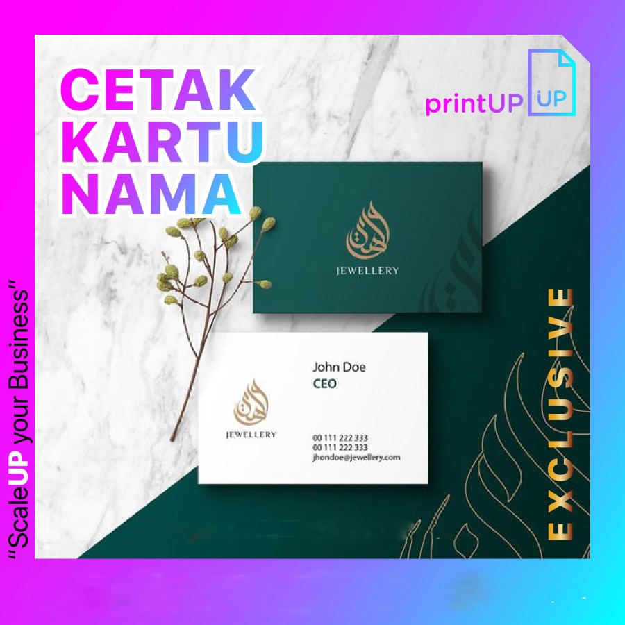 

Cetak Kartu Nama + Laminating / Name Card Bussiness card - EXCLUSIVE