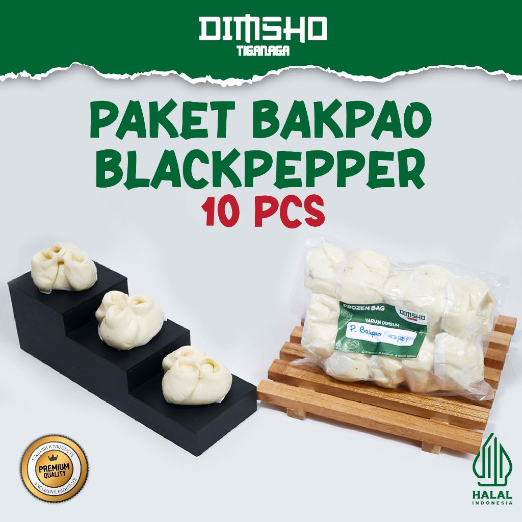 

PAKET BAKPAO BLACKPEPPER 10 PCS II DIMSUM FROZEN PREMIUM HALAL II PAKET BAKPAO BLACKPEPPER 10 PCS