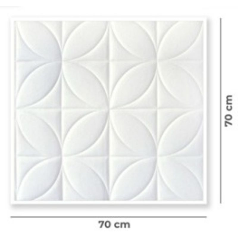 Wallpaper 3D FOAM/ Wallpaper Dinding 3D Motif Foam Batik Bunga /Wallfoam Batik