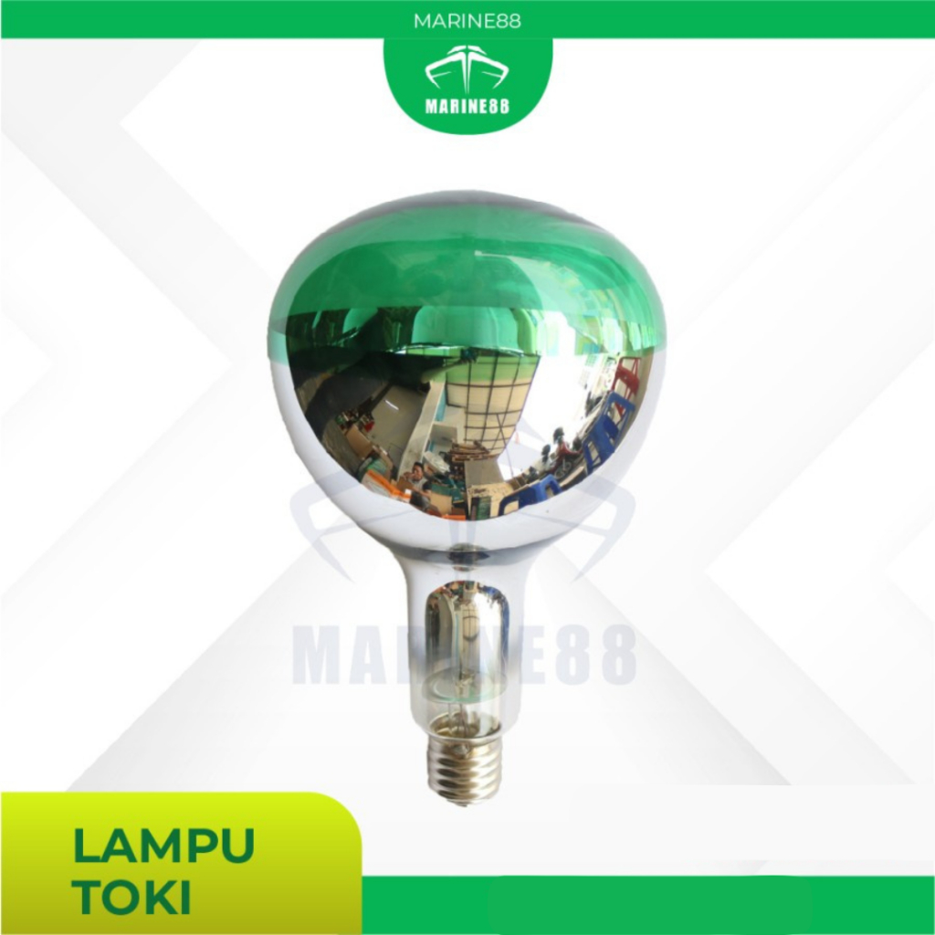 Lampu Toki 1000W Hijau / Lampu Kapal Cumi