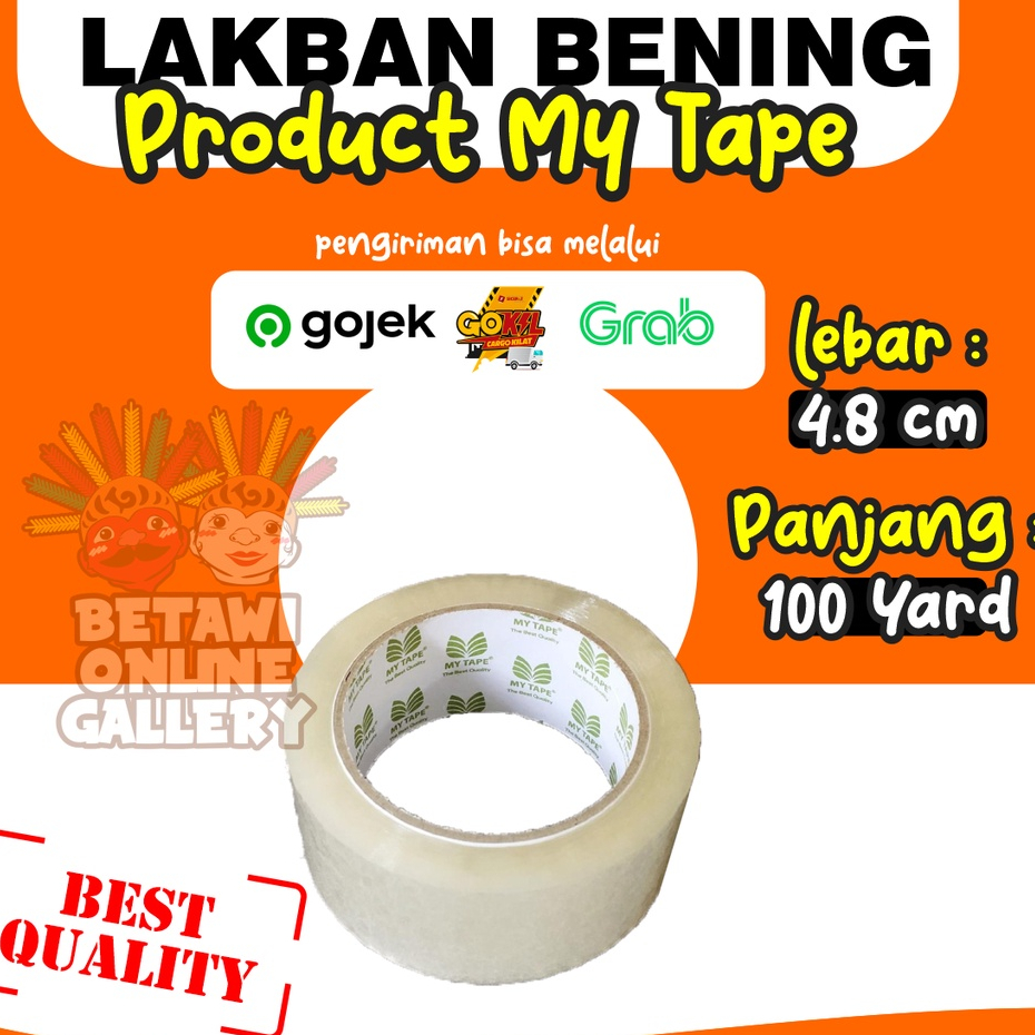 

Lakban / Solasi 100yard [ 1 Slop Isi 6 Pcs ]