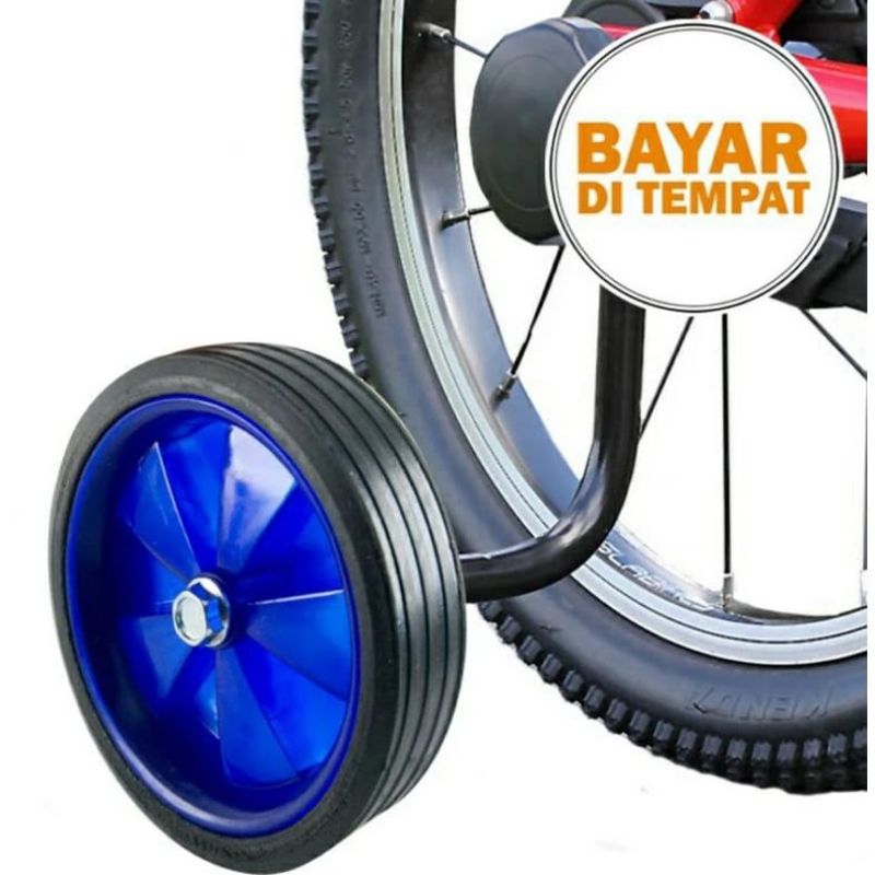 Roda bantu pembantu sepeda roda samping sepeda anak ukuran 12 16 UNICYCEL