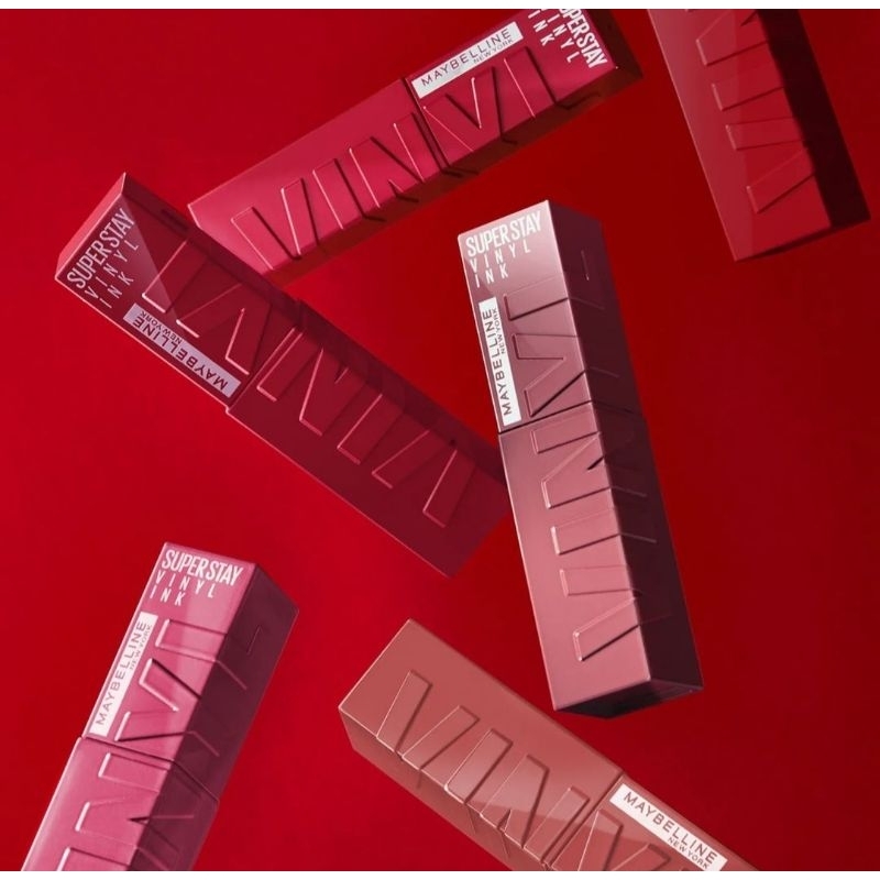 ORIGINAL Maybelline Superstay Vinyl Ink 4,2ml~Maybelline Lip Cream~Maybelline Lipstick~Lipstick Taha