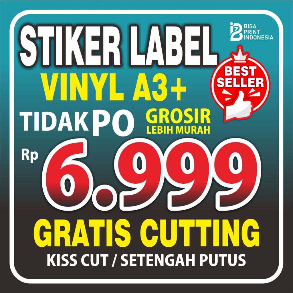 

Cetak Stiker VINYL Murah (Label , Produk, Kemasan, Dll)