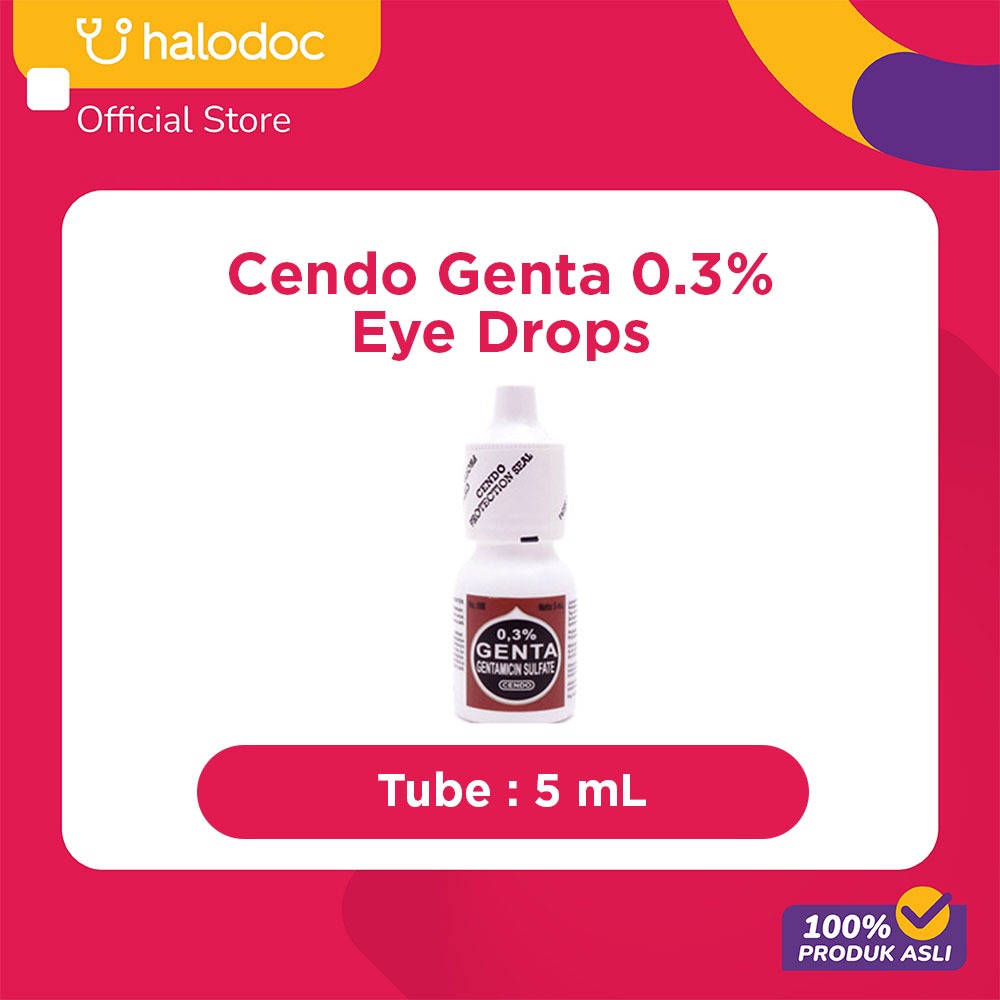 Cendo Genta 0.3% Eye Drops 5 Ml