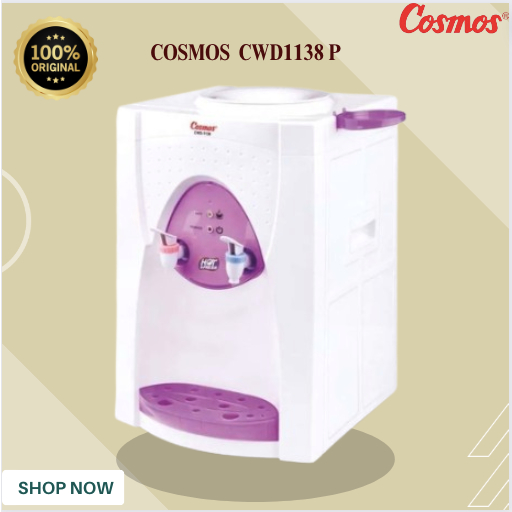 DISPENSER GALON COSMOS CWD 1138P Hot & Fresh/CWD113P/CWD1 1138 P/CWD1138 P/ORIGINAL BERGARANSI RESMI