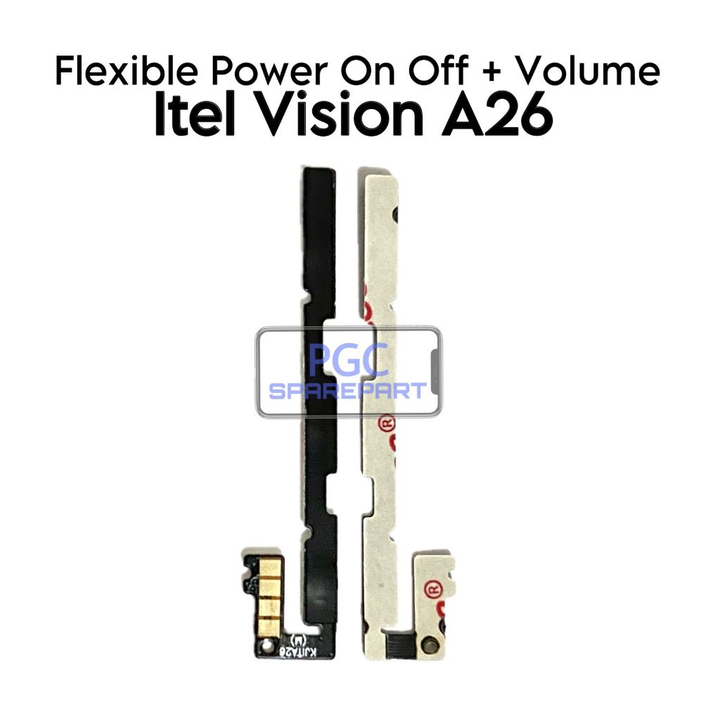 Flexible Konektor Volume Power On Off Infinix Itel Vision A26 - Flexible Flexibel Fleksibel Fleksibl