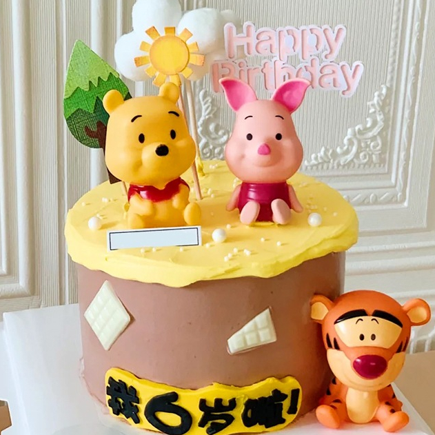 Topper Kue Desain Topper Mickey Minnie Winnie The Pooh Donald Duck Topper Piglet Topper Tiger Untuk 