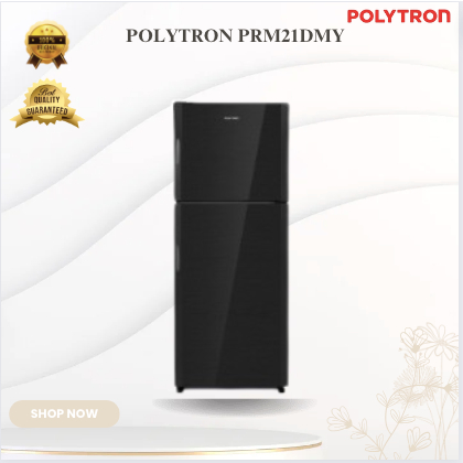 POLYTRON KULKAS 2 PINTU PRM21DMY 220L/PRM-21DMY/PRM 21 DMY/POLYTRON KULKAS 2 PINTU/KULKAS 220L MURAH