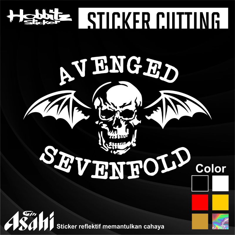 

STICKER AVENGED SEVENFOLD MUSIC BAND STIKER CUTTING