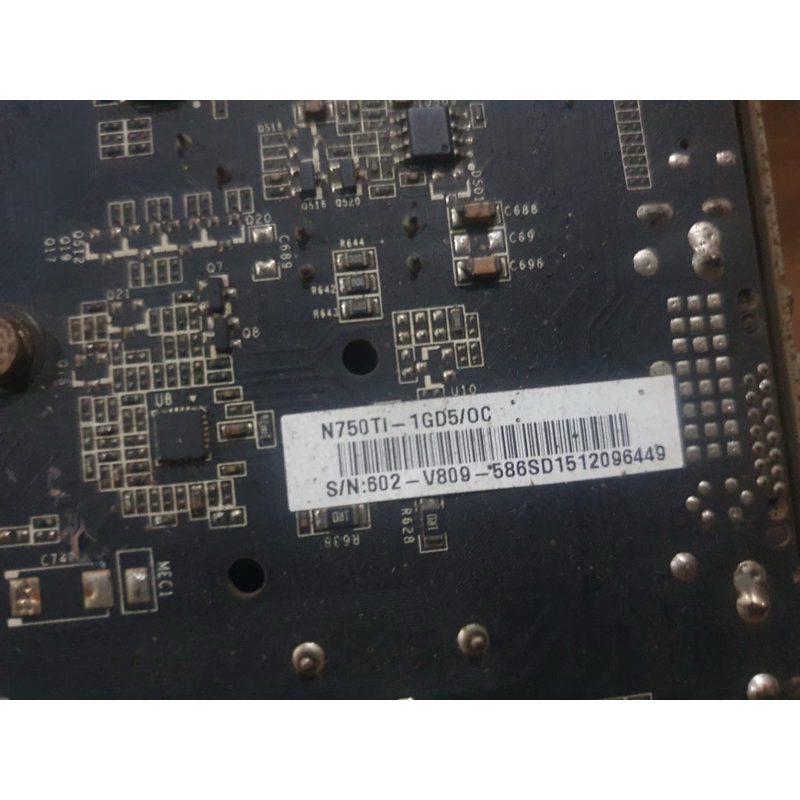 VGA GTX 750 ti 1gb DDR5 bekas