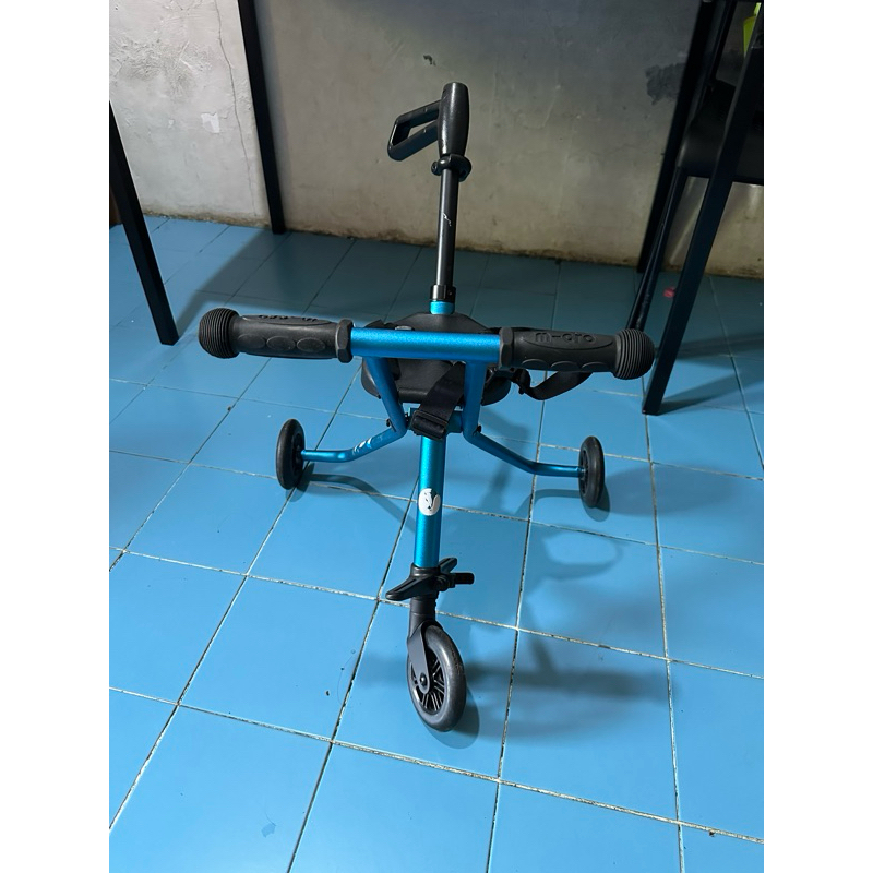 Micro Trike Deluxe Blue - Sepeda Dorong Stroller Anak Preloved