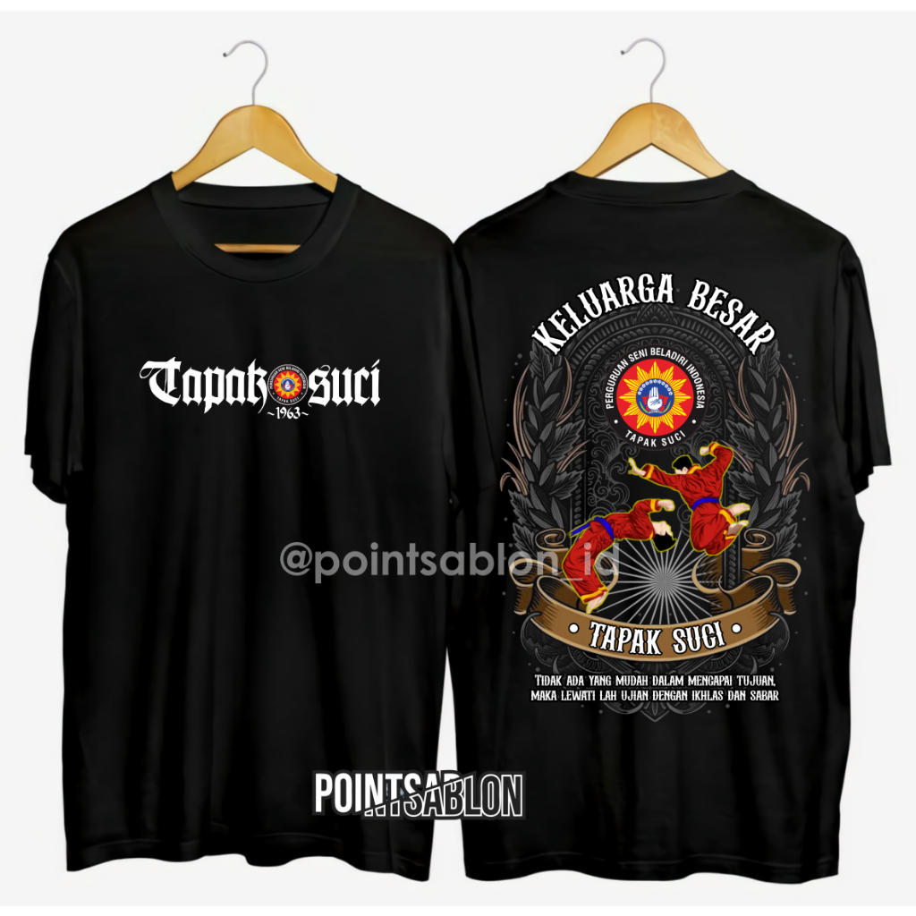 Kaos Tapak Suci Fighter 1963 Baju Keluarga Besar Tapak Suci terbaru bahan katun premium kualitas dis