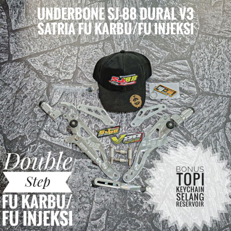 Underbone Dural SJ88 V3 Satria FU150 Karbu Carbu dan F150 Injeksi FUFi Fu Fi Underbone Custom ub custom warkop