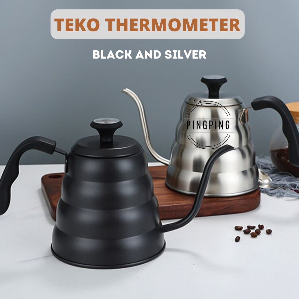 Gq Teko kopi Leher Angsa Barista  Kettel V6 Drip coffee Thermometer