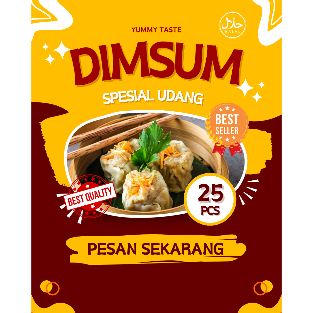 

DIMSUM HALAL ISI AYAM SPECIAL UDANG