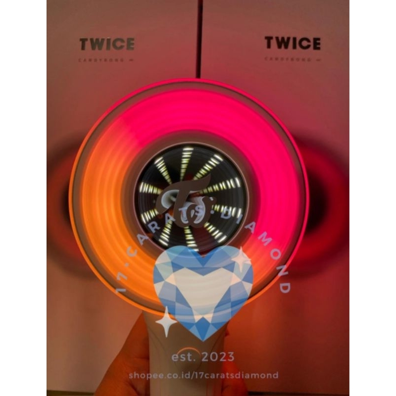 READY STOCK - TWICE Lightstick CANDYBONG ∞ / LS Light Stick Candy Bong Preloved