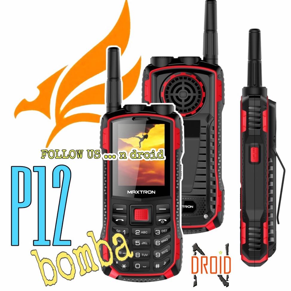 Rc MAXTRON P12 BOMBA  HP Antena  HP Powerbank  Bluetooth Speaker  HP MAXTRON P12i BOMBA  HP GUNUNG