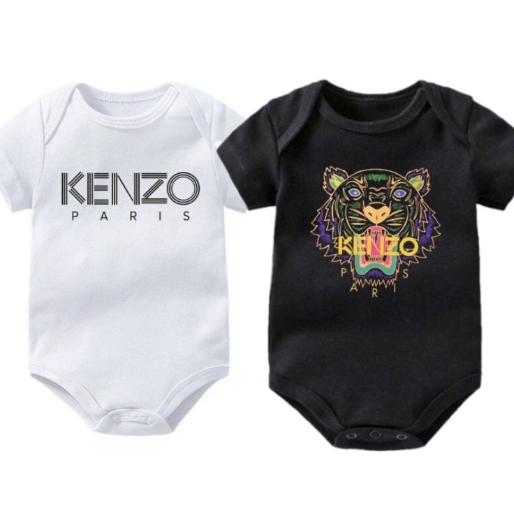Borong Produk  BAJU BAYI JUMPER BABY KENZO TIGER UNGU LOGO BRANDED Jumper band metal kaos bayi kids 