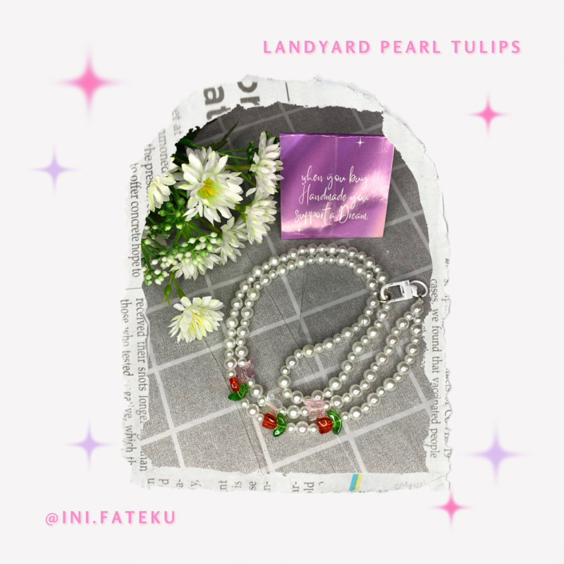 

lanyard pearl tulips