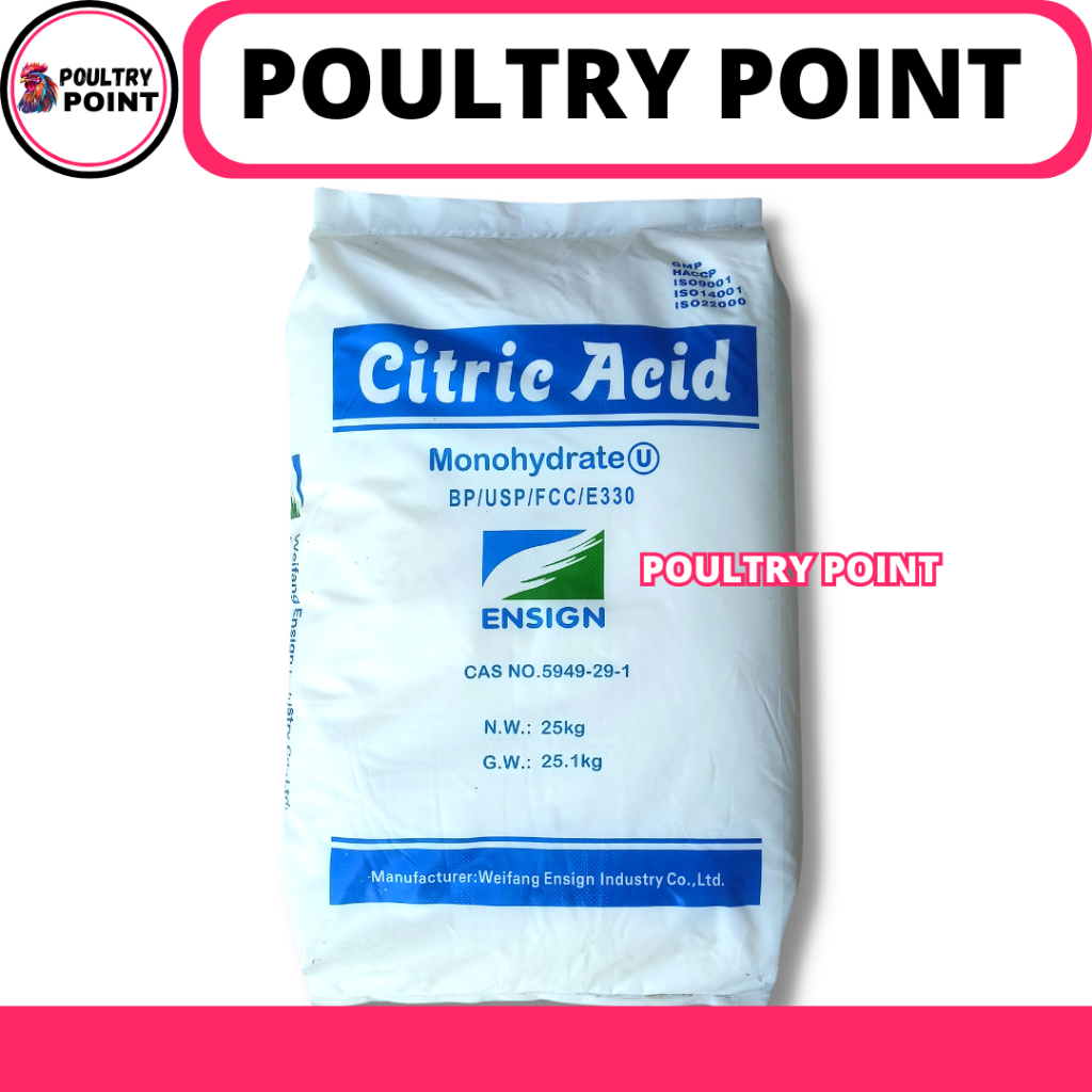

CITRIC ACID 1 SAK 25 KG - FOOD GRADE - Sitrun - Citrun - Sitrat - Sitrun Makanan - Asam Sitrat - Citric Acid Monohydrate