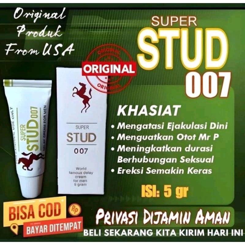 SUPER STUD 007 ORIGINAL PEMBESAR ALAT VITAL PRIA ASLI 100%