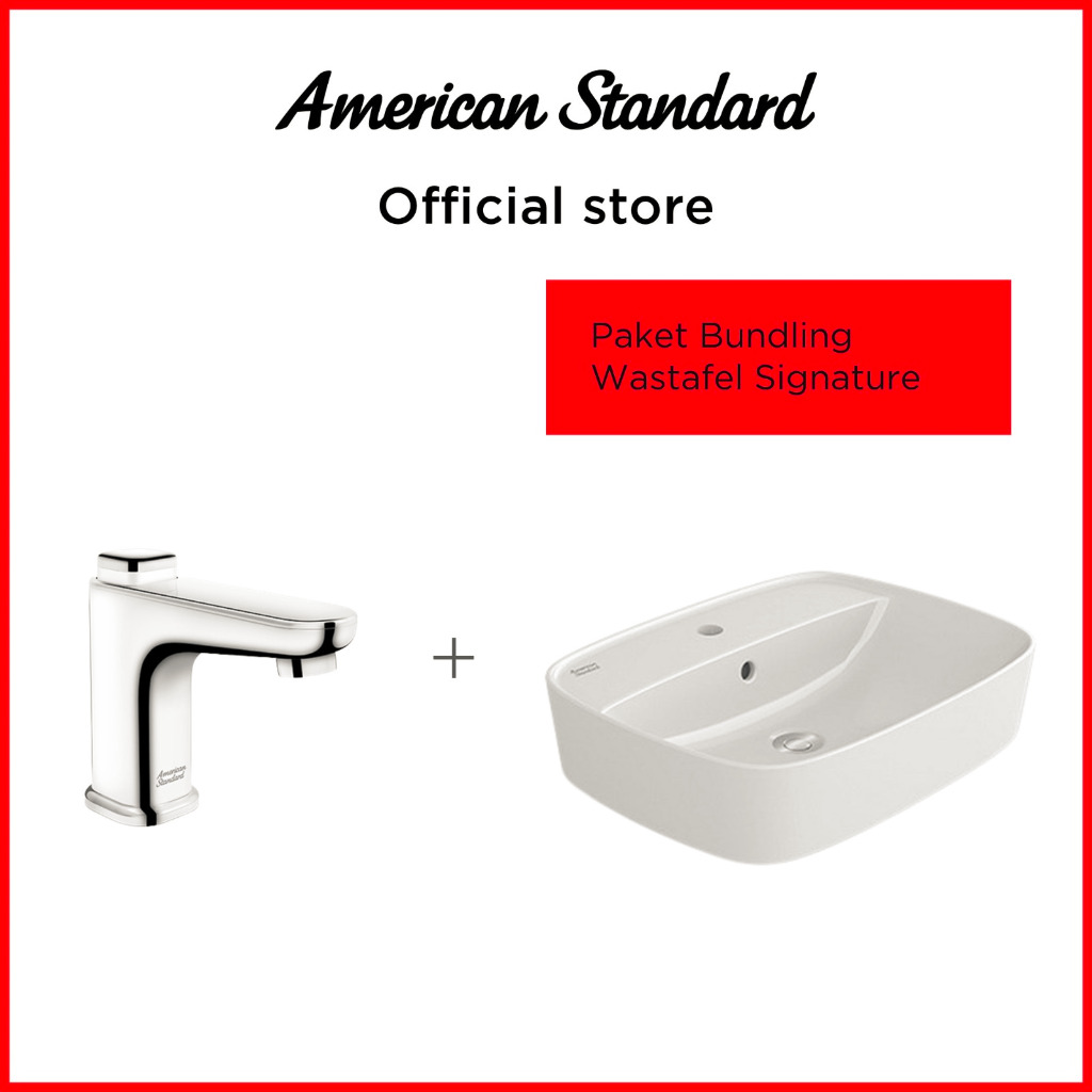American Standard Wastafel - Paket Bundling Wastafel Signature