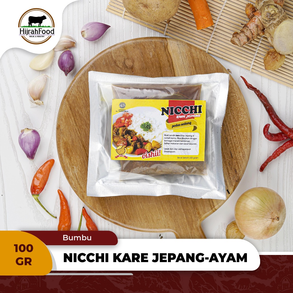 

Nicchi Kare Jepang Ayam 100 gram Bumbu Kari Instan