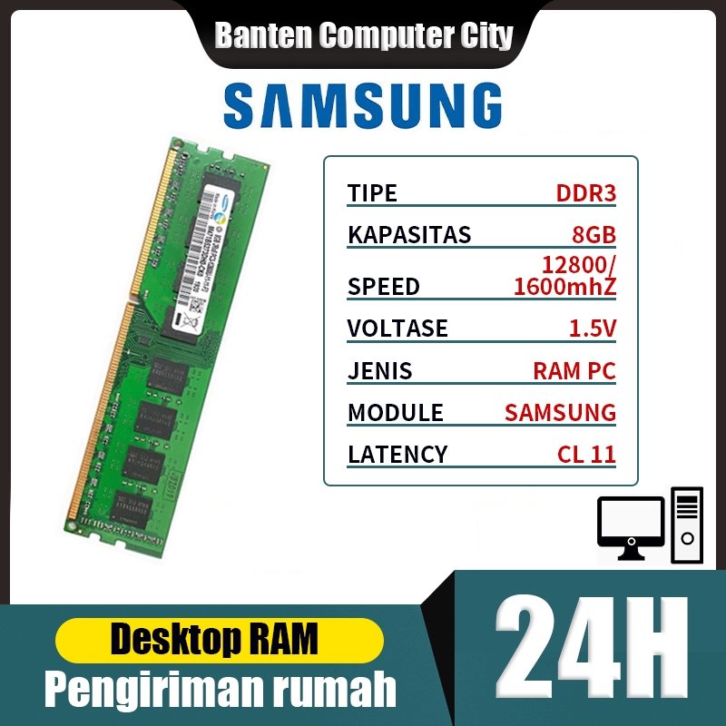 Dektop RAM DDR3 RAM SAMSUNG PC DDR3 4GB 8GB 12800/1600MHZ 10700/1333MHZ Pengiriman Jakarta